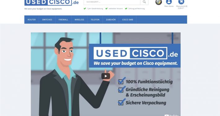 Suchmaschinenoptimierte SEO-Texte für Used Cisco